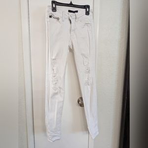 Kancan size 24 distressed skinny jeans